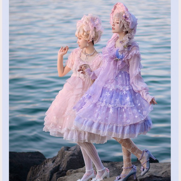 Sea Moon Cross Classic Lolita Style Dress JSK (ZS01)